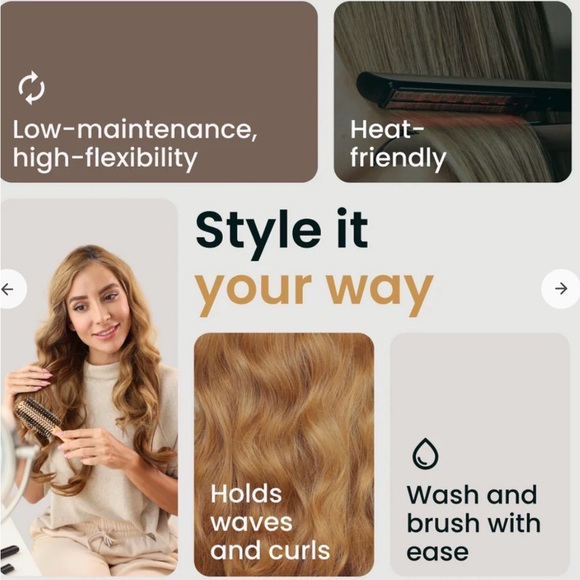 Premium Blonde Hair Extension - Picture 5 of 5